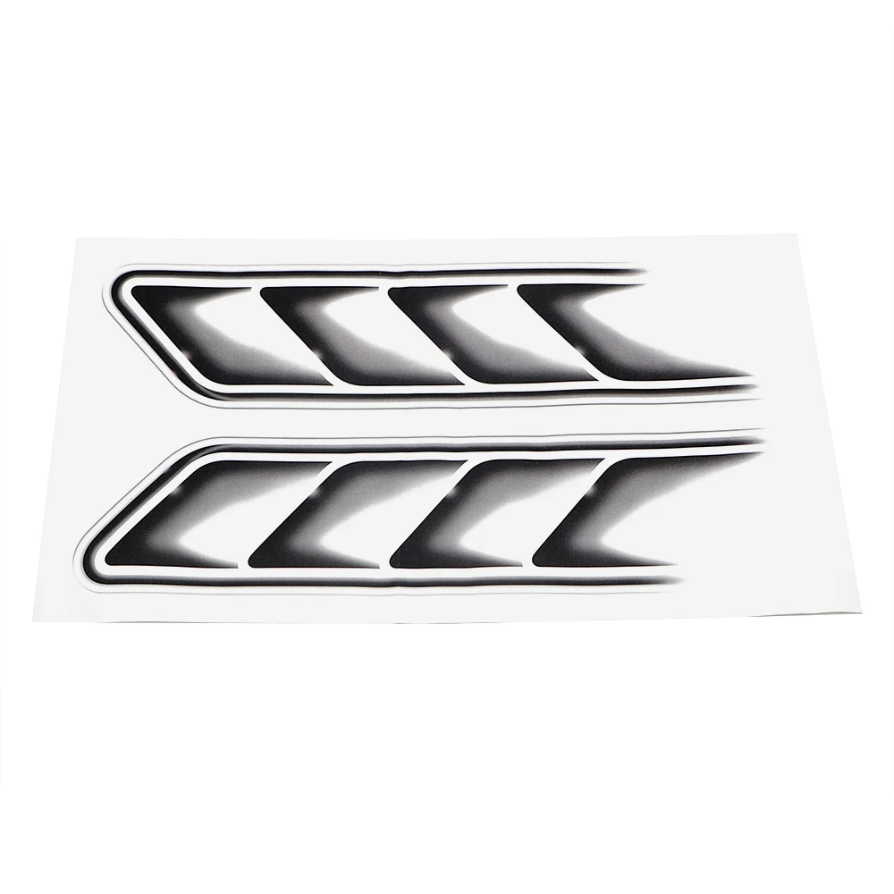 

2 pcs/Set 3D Shark Gills Universal Car Stickers and Decals Car- styling Car Vent Air Flow Fender Decor Auto Sticker 40*24cm