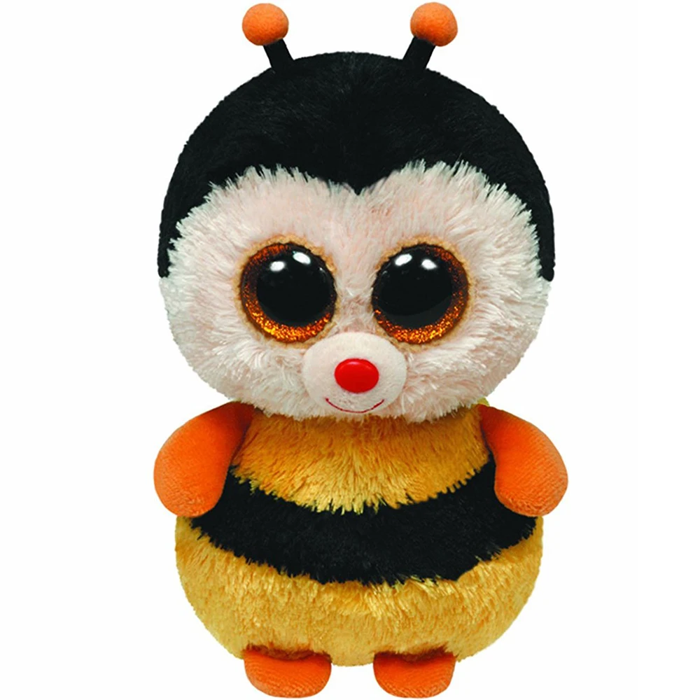 Pyoopeo Original Ty Boos 6" 15cm Sting the Bee Plush Regular Soft Big-eyed Stuffed Animal Collection Doll Toy with Heart Tag
Pyoopeo Original Ty Boos 6" 15cm Sting the Bee Plush Regular Soft Big-eyed Stuffed Animal Collection Doll Toy with Heart Tag