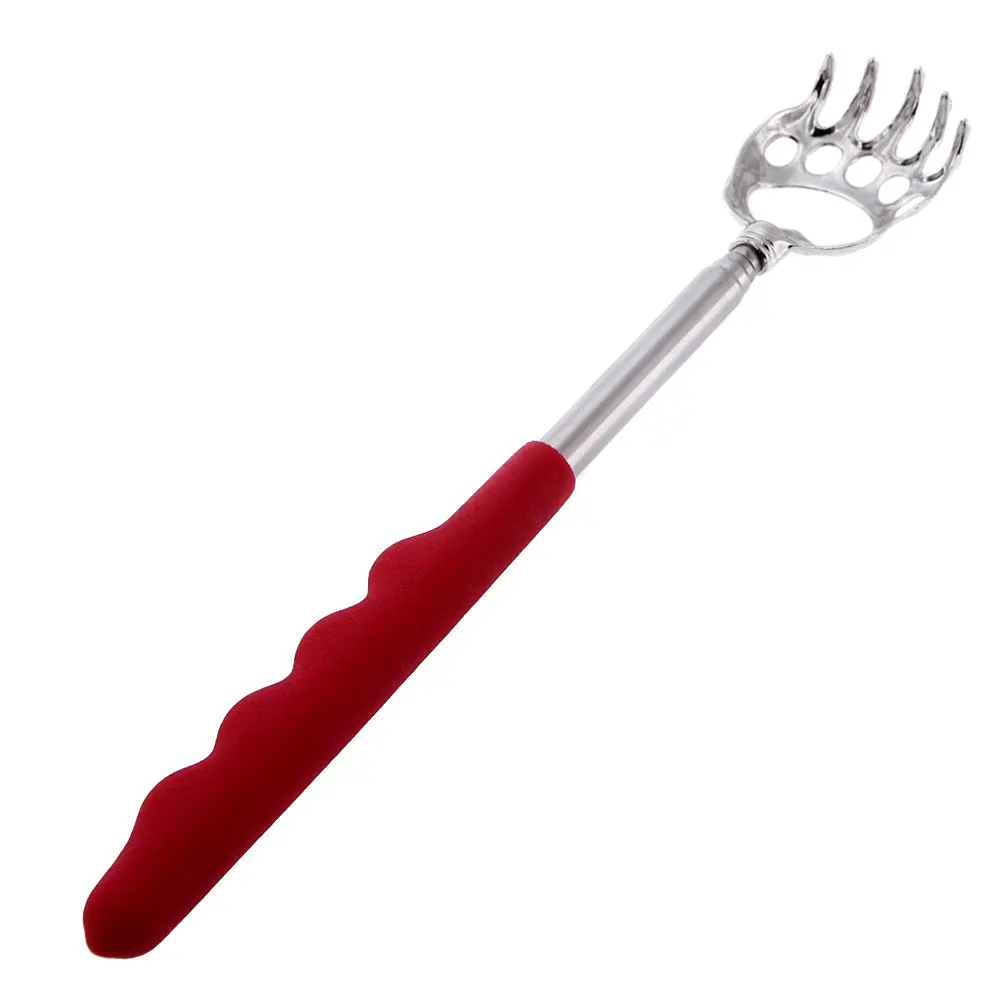 Practical Handy Stainless Pen Clip Back Scratcher Telescopic Pocket Scratching Massage Kit Bear claw back scratcher
Practical Handy Stainless Pen Clip Back Scratcher Telescopic Pocket Scratching Massage Kit Bear claw back scratcher