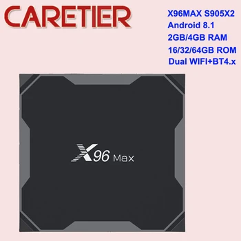x96 max Android 9.0 Amlogic S905X2 DDR3 4GB 64GB Quad Core TV BOX 2.4G 5G Wifi BT 1000M H.265 4K 60fps Smart TV box 
x96 max Android 9.0 Amlogic S905X2 DDR3 4GB 64GB Quad Core TV BOX 2.4G 5G Wifi BT 1000M H.265 4K 60fps Smart TV box