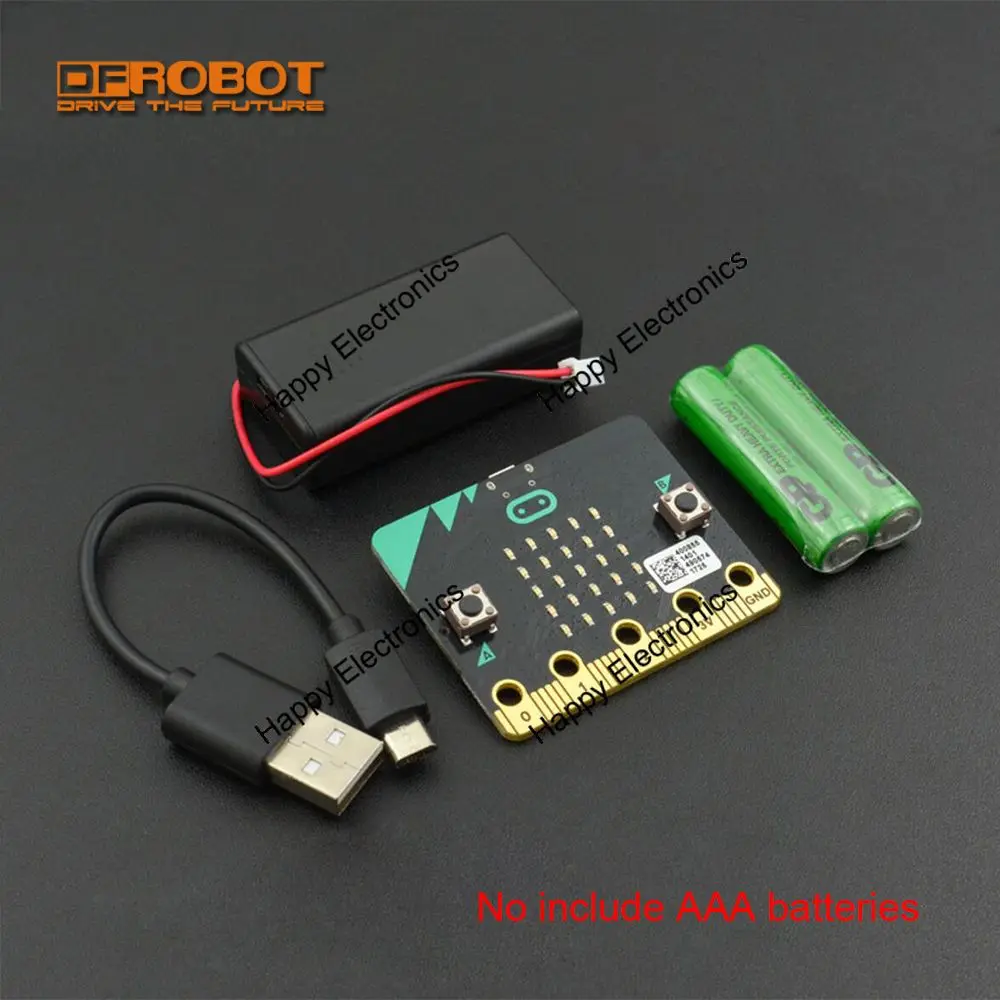 new DFRobot BBC micro:bit micro: bit Go On-the-go Starter Bundle Kit, micro:bit module + Micro USB cable + Battery holder etc.
new DFRobot BBC micro:bit micro: bit Go On-the-go Starter Bundle Kit, micro:bit module + Micro USB cable + Battery holder etc.