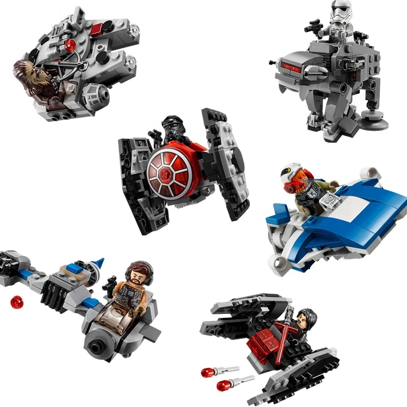 Star Wars AT-ST Fighters Spaceship Microfighters Millennium Building Blocks Bricks Toys Compatible with Warships
Star Wars AT-ST Fighters Spaceship Microfighters Millennium Building Blocks Bricks Toys Compatible with Warships