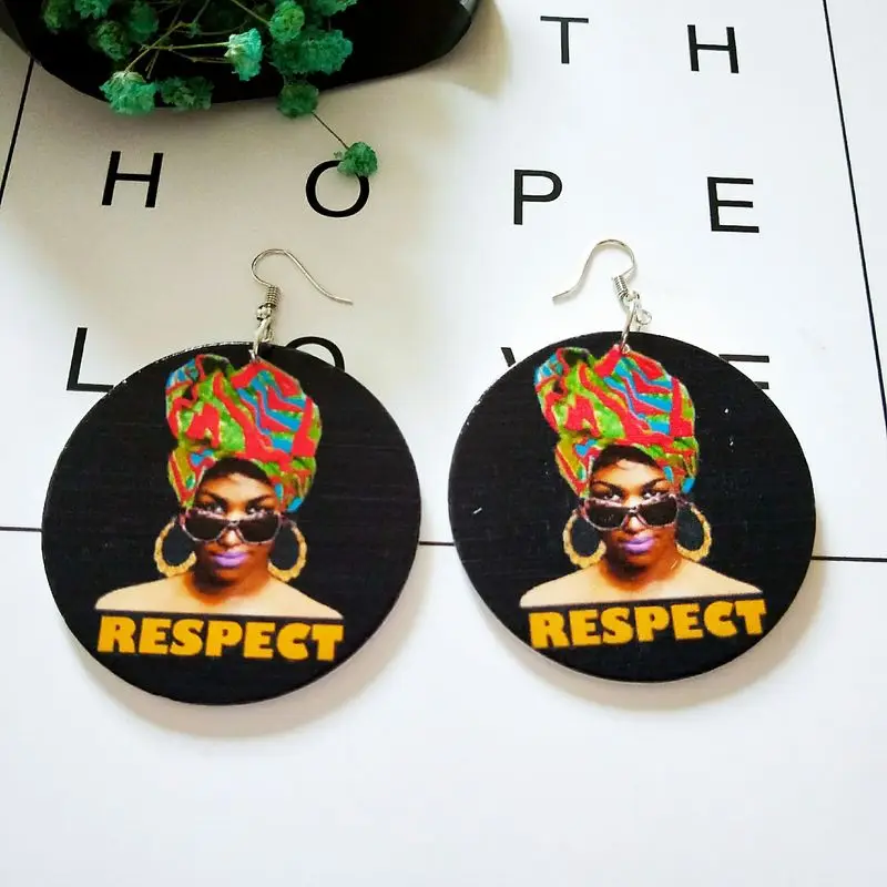 THRWELL Exaggerate African Earrings Head Pattern Geometric Round Wooden Earrings Fashion Wood Earrings Ear Jewelry
THRWELL Exaggerate African Earrings Head Pattern Geometric Round Wooden Earrings Fashion Wood Earrings Ear Jewelry
