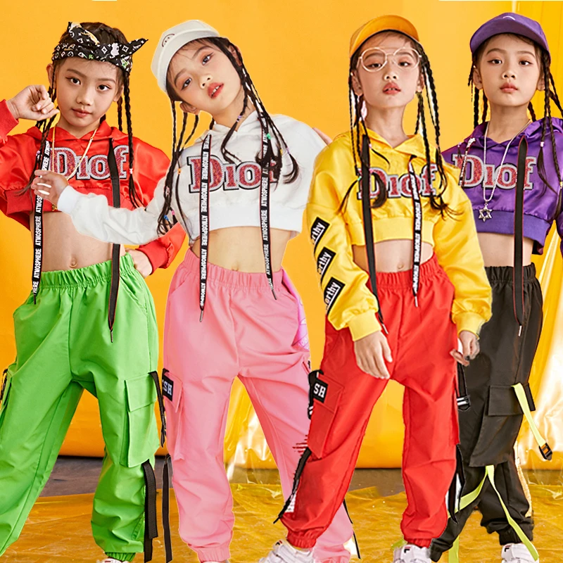 Hip Hop Girls Hooded Top Pants Kids Jazz Dance Costumes Performer Street Dancing Clothes Child Modern Stage Dancewear DNV11075
Hip Hop Girls Hooded Top Pants Kids Jazz Dance Costumes Performer Street Dancing Clothes Child Modern Stage Dancewear DNV11075