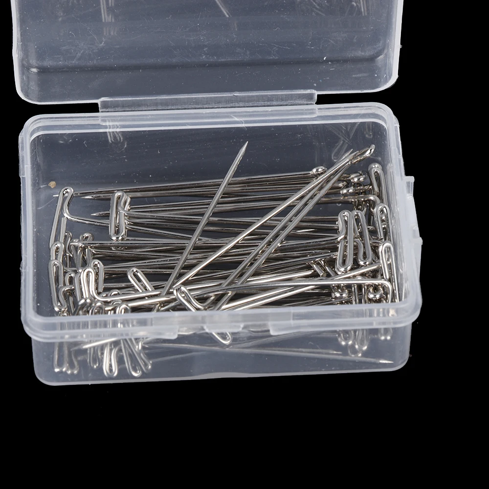 50Pcs/set Silver Metal 32/38/51mm Long T Pins For Modelling Macrame Holding Wigs Sewing DIY Craft Tools
50Pcs/set Silver Metal 32/38/51mm Long T Pins For Modelling Macrame Holding Wigs Sewing DIY Craft Tools