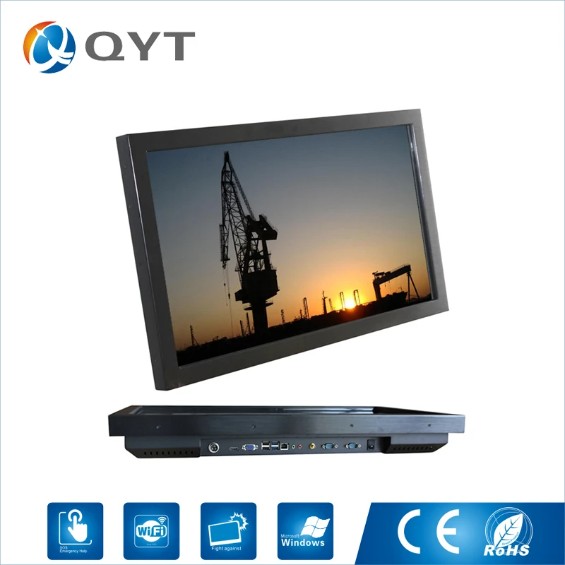 

27 Inch Fanless Industrial Panel Pc Core i5 6200U 2.3GHz Capacitive Touch Screen Desktop 1920*1080 4GB DDR4 32G SSD all in one