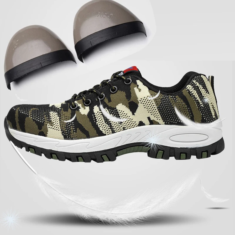Safety shoes protection shoes against the smash puncture proof labor insurance shoes breathable wear work shoes