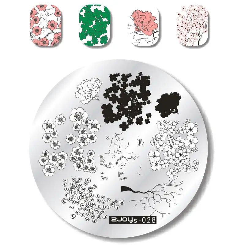 1pc 5.5cm Nail Stamping Plate Spring Geometric patterns Blossoms Series Stencil Round Rectangle Nail Art Template Image Plate
1pc 5.5cm Nail Stamping Plate Spring Geometric patterns Blossoms Series Stencil Round Rectangle Nail Art Template Image Plate