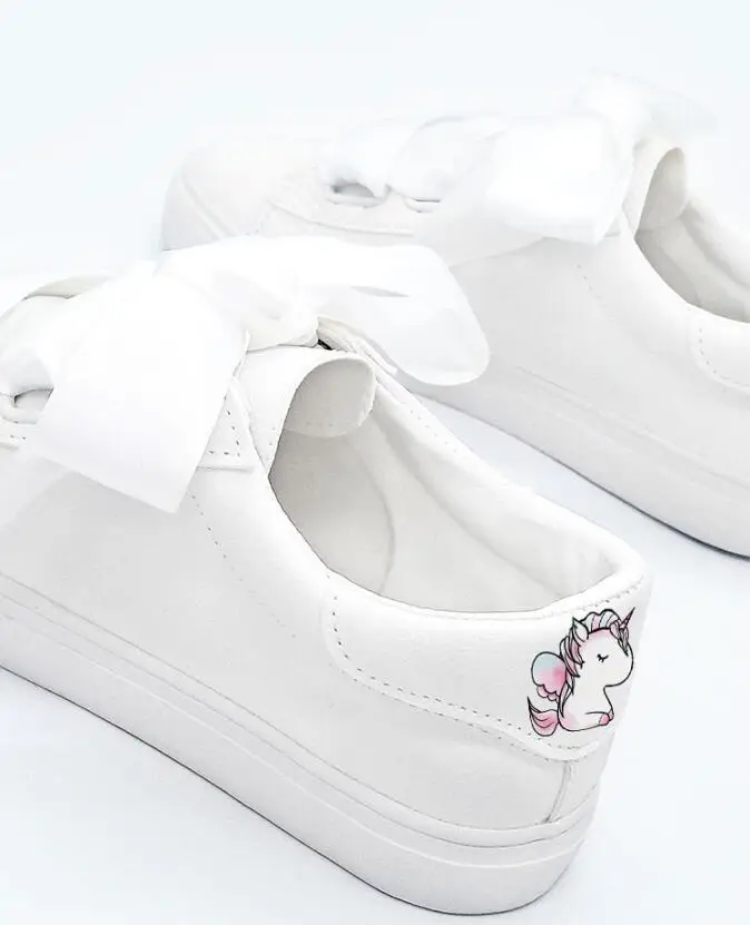 Ribbon Little White Unicorn Sneakers 12 Ribbon Little White Unicorn Sneakers -Unicorn Fashion HTB1EJ15RQvoK1RjSZFwq6AiCFXaU