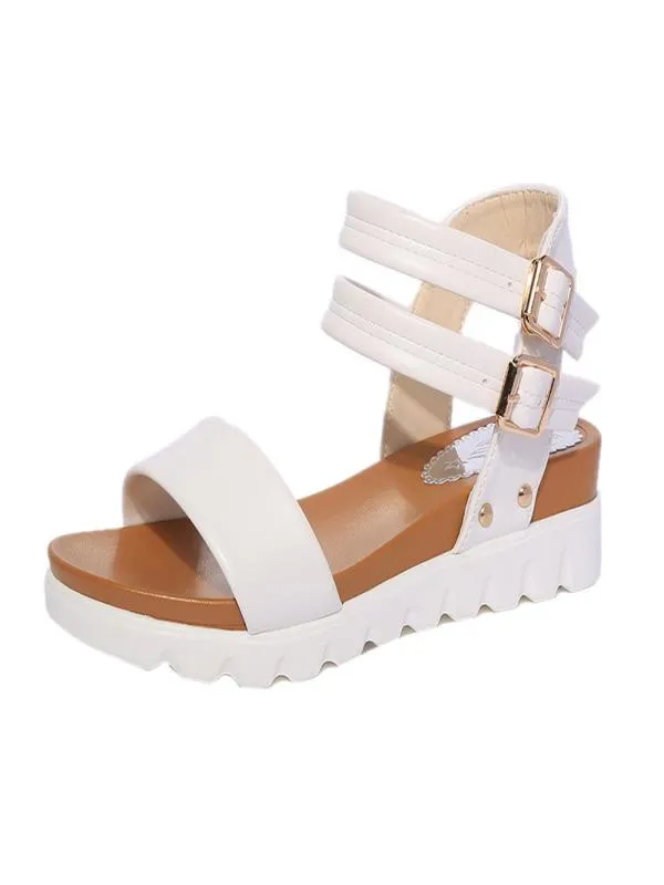 Fashion Women Simple Sandals Leather Flat Sandals Ladies Shoes new Spring Leisure Solid Color Sandals for travel Apr 3
Fashion Women Simple Sandals Leather Flat Sandals Ladies Shoes new Spring Leisure Solid Color Sandals for travel Apr 3