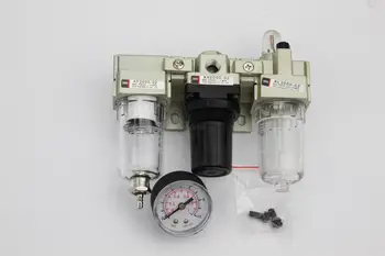 1/4'' AC AC2000-02A Air Filter Combination SNS PNEMATIC PARTS SMC type Modular Type F.R.L. Unit AC(AF2000+AR2000+AL2000)
1/4'' AC AC2000-02A Air Filter Combination SNS PNEMATIC PARTS SMC type Modular Type F.R.L. Unit AC(AF2000+AR2000+AL2000)