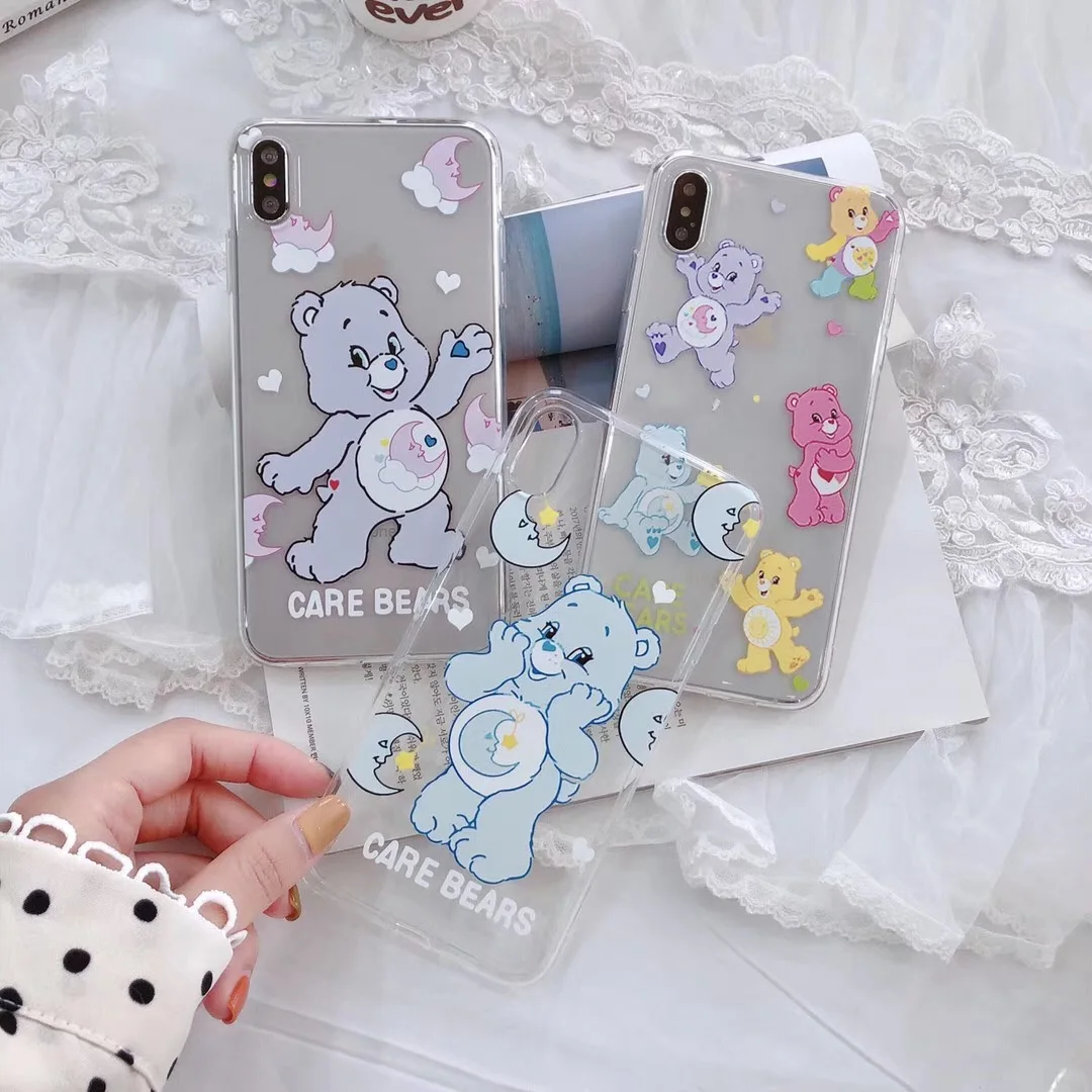 INS Korea Super Fire Rainbow Bear Moon phone case For iphone Xs MAX XR X 6 6s 7 8 plus Cute Candy Clear soft TPU back Cover Capa
INS Korea Super Fire Rainbow Bear Moon phone case For iphone Xs MAX XR X 6 6s 7 8 plus Cute Candy Clear soft TPU back Cover Capa