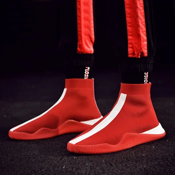 Summer Sneakers Men Breathable High Top Shoes Male Trainers Running Shoes For Men Athletic Outdoor Sport Sock Shoes hombre
Summer Sneakers Men Breathable High Top Shoes Male Trainers Running Shoes For Men Athletic Outdoor Sport Sock Shoes hombre