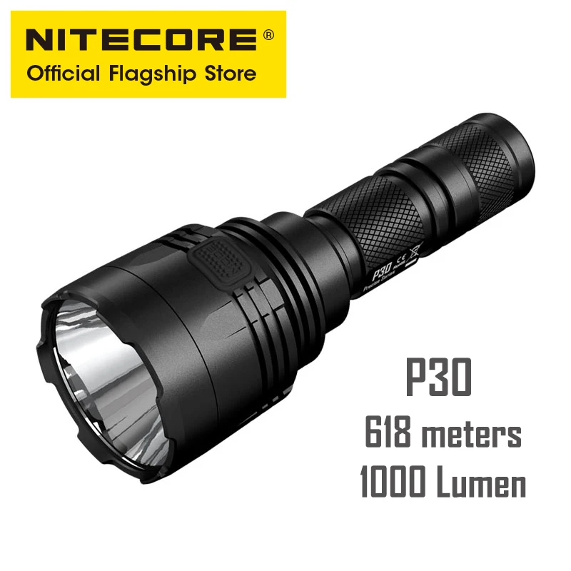 NITECORE P30 Тактический светильник охотничий литиевый аккумулятор флэш светодиодный