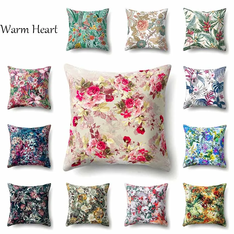 Flower Cushion Cover Plant Pillow Case Leaf Pattern Polyester 45*45 CM Throw Pillow Cover Decorative For Home Bedroom Office
Flower Cushion Cover Plant Pillow Case Leaf Pattern Polyester 45*45 CM Throw Pillow Cover Decorative For Home Bedroom Office