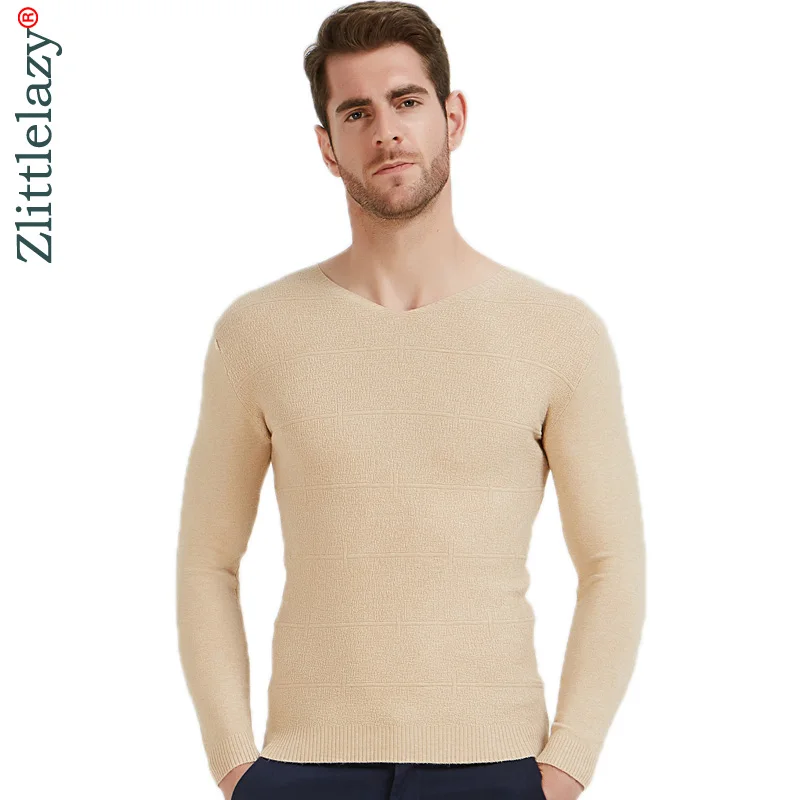 2019 brand casual slim fit pullover men sweater beige solid plaid thin V-neck sweaters mens autumn winter underwear pull jersey
2019 brand casual slim fit pullover men sweater beige solid plaid thin V-neck sweaters mens autumn winter underwear pull jersey