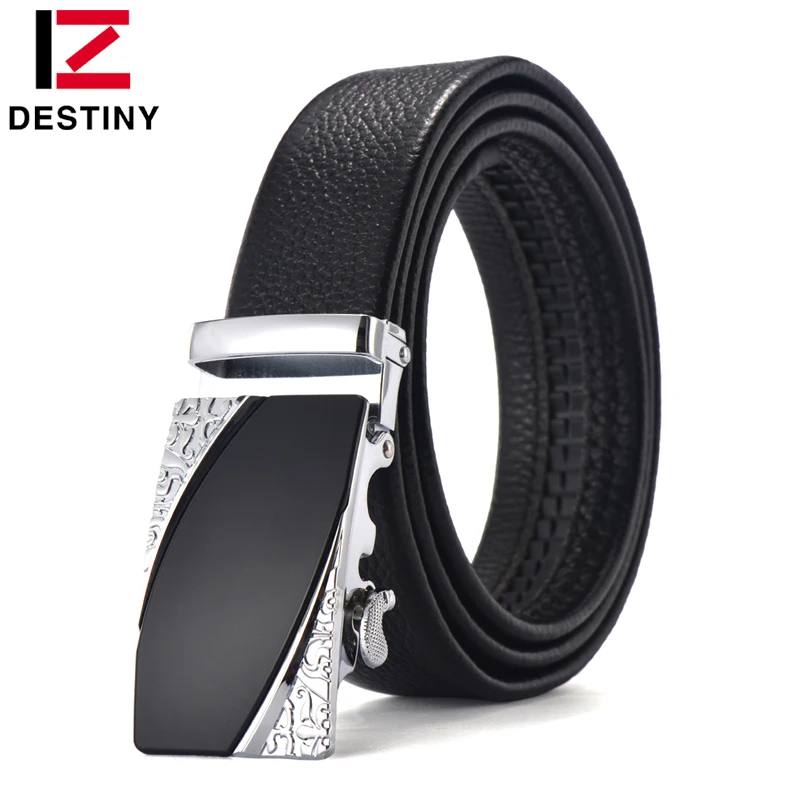 Фото DESTINY the new top genuine leather belt men high quality fashion wedding strap male jeans luxury brand famous designer cowather |