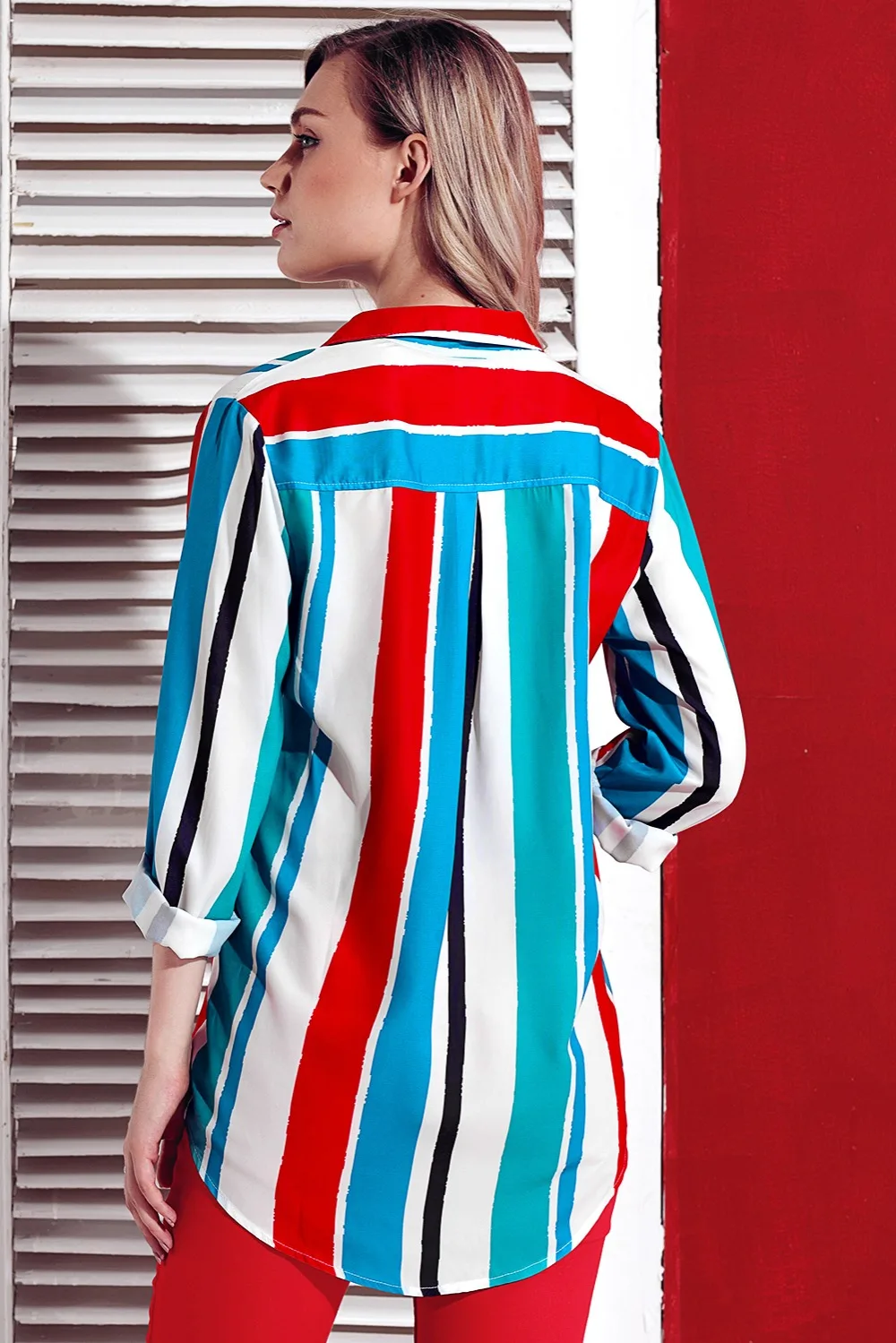 Green-Blue-Striped-Long-Sleeve-Button-Down-Shirt-LC251153-9-4