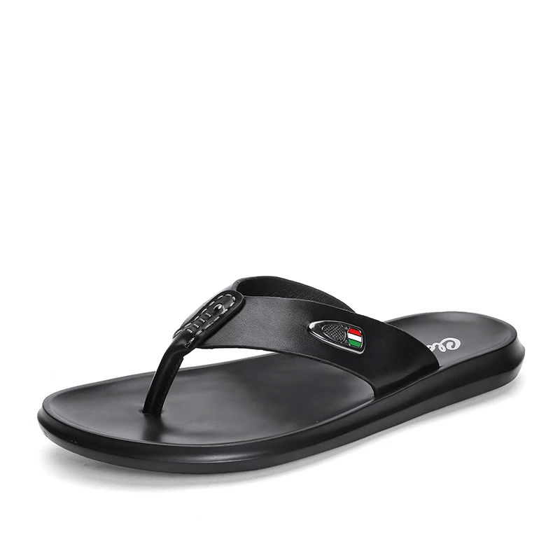 PHERON Brand Mens Leather Flip Flops Genuine Leather Slippers Men Casual Beach Shoes Fashion Sandals Summer Breathable Slide
PHERON Brand Mens Leather Flip Flops Genuine Leather Slippers Men Casual Beach Shoes Fashion Sandals Summer Breathable Slide