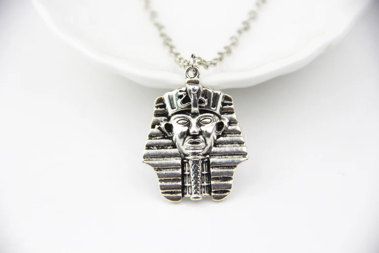ZRM Fashion Jewelry Vintage Charm Egyptian Pharaoh Head Necklace Pendant Hip Hop Freestyle Necklace for Men Collier
ZRM Fashion Jewelry Vintage Charm Egyptian Pharaoh Head Necklace Pendant Hip Hop Freestyle Necklace for Men Collier