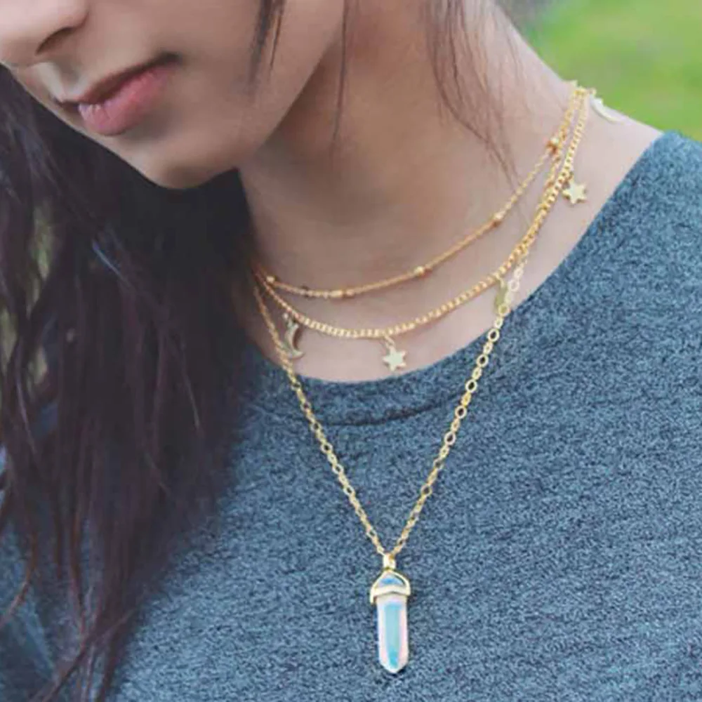 ALIUTOM 2018 New Big Stone Beads Moon & Star Pendant Tattoo Choker Necklace for Women Geometric Bohemian lasso Necklace Gift
ALIUTOM 2018 New Big Stone Beads Moon & Star Pendant Tattoo Choker Necklace for Women Geometric Bohemian lasso Necklace Gift