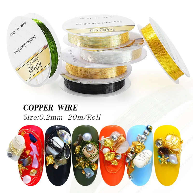 Nail Art Decoration Copper Wire Line Rose Gold Jewelry 3D Skill Tools Handmade Supplies Line Nail DIY Design Metal Texture
Nail Art Decoration Copper Wire Line Rose Gold Jewelry 3D Skill Tools Handmade Supplies Line Nail DIY Design Metal Texture