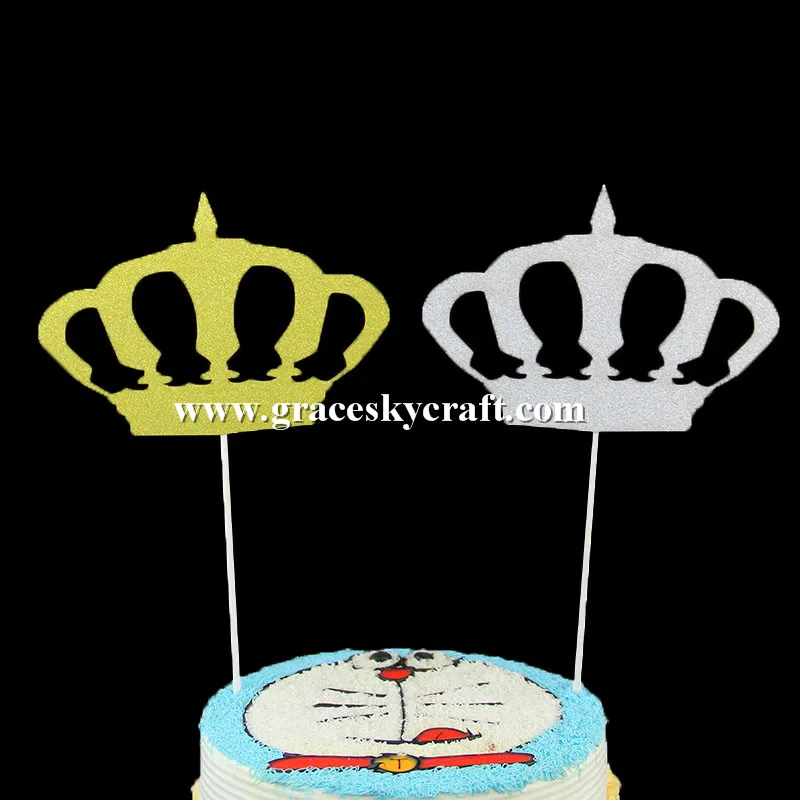 Фото 12 шт. Бесплатная доставка Новые блестящие бумажной короне Свадьба День рождения