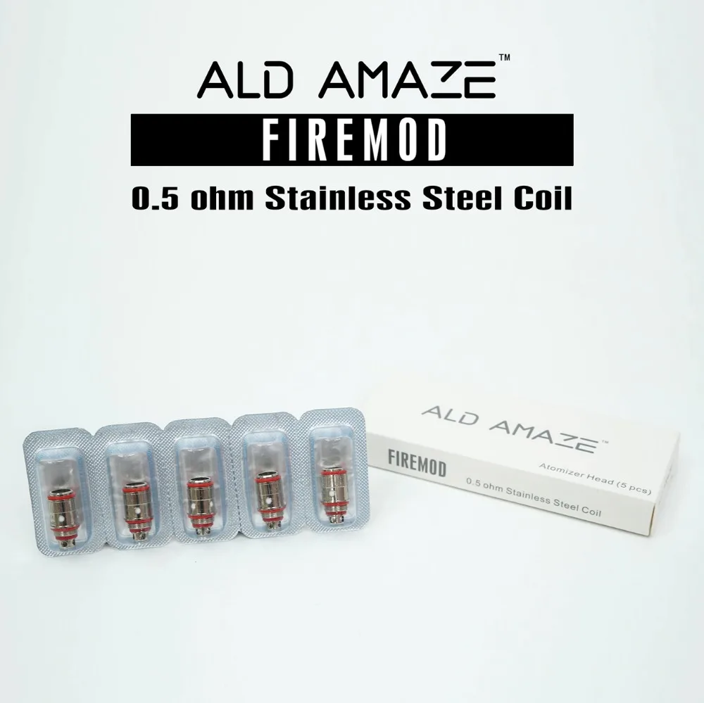 Replacement stainless Coil head for Firemod ego series atomizer 5pcs pack fit for AIO tank
Replacement stainless Coil head for Firemod ego series atomizer 5pcs pack fit for AIO tank