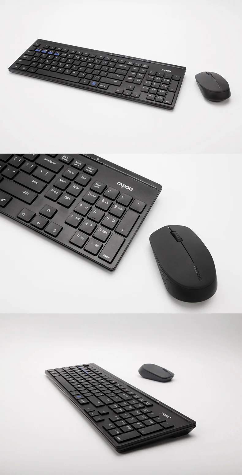 ph&co PC Depot. RAPOO 8100M BLUETOOTH KEYBOARD MOUSE COMBO BLACK