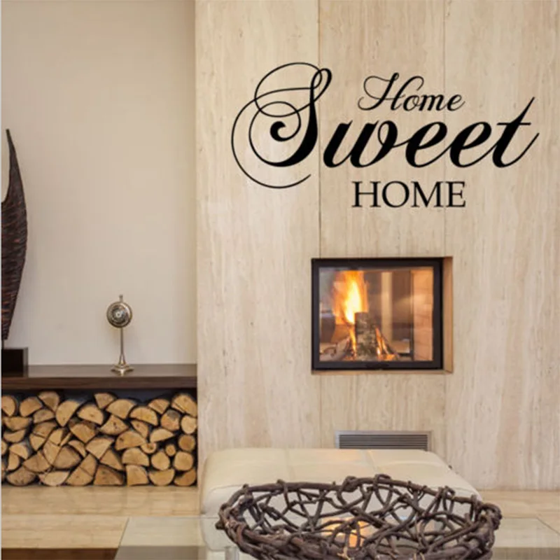 Home Sweet Home Wall Stickers Quote Removable Vinyl Wall Sticker Home Decor Living Room mural Bedroom Art Decals wallpaper
Home Sweet Home Wall Stickers Quote Removable Vinyl Wall Sticker Home Decor Living Room mural Bedroom Art Decals wallpaper