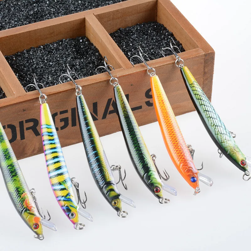 Fishing Accessories Lure 1PCS 9.5cm Isca Artificial BassTrolling De Pesca Minnow Feeder Fishing Peche A La Carpe Carp Wobbler
Fishing Accessories Lure 1PCS 9.5cm Isca Artificial BassTrolling De Pesca Minnow Feeder Fishing Peche A La Carpe Carp Wobbler