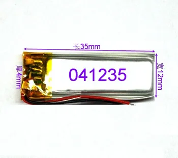 041235 Bluetooth built-in 3.7V polymer lithium battery small battery charge board capacity
041235 Bluetooth built-in 3.7V polymer lithium battery small battery charge board capacity