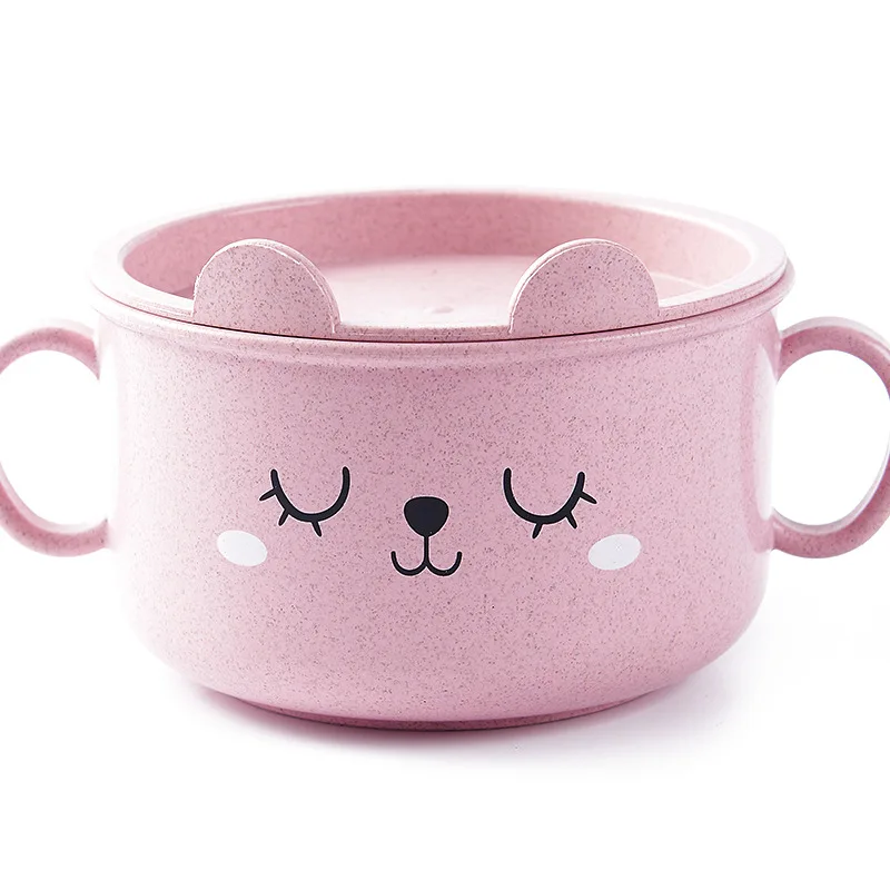 Wheat Stalk Children Bowl Bear Shape With Cover Rice Soup Dinnerware Eco-Friendly Tableware High Quality Kitchen Tools
Wheat Stalk Children Bowl Bear Shape With Cover Rice Soup Dinnerware Eco-Friendly Tableware High Quality Kitchen Tools