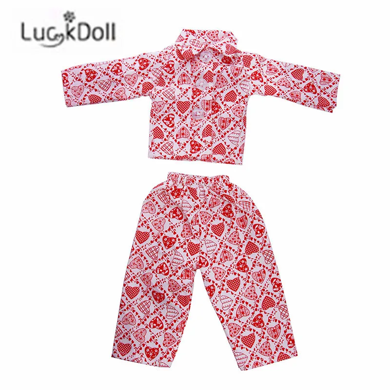 LUCKDOLL Handmade Print Pajamas Suitable for 14.5 Inch Doll Toy Doll Accessories Girls Toys,Generation,Birthday Gift
LUCKDOLL Handmade Print Pajamas Suitable for 14.5 Inch Doll Toy Doll Accessories Girls Toys,Generation,Birthday Gift