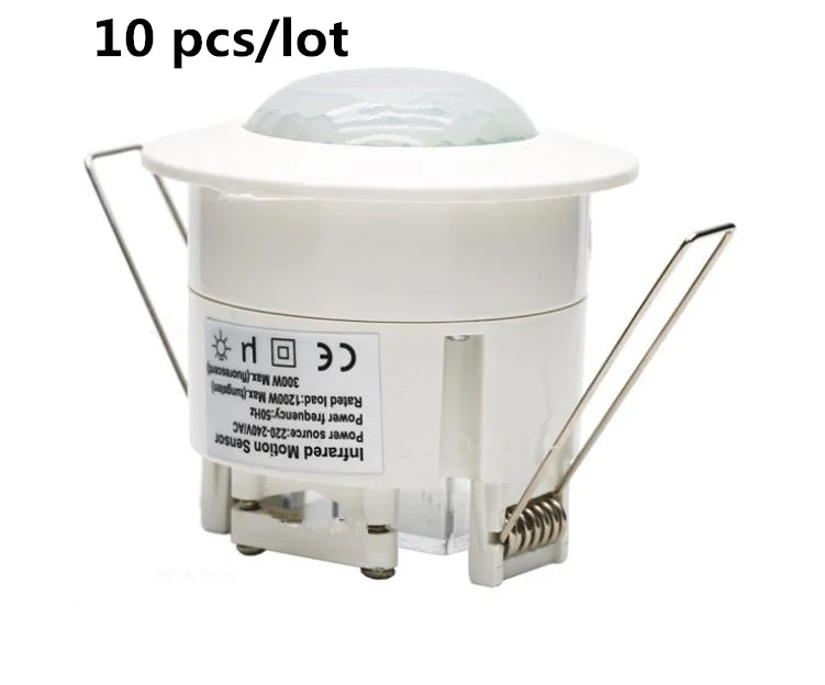 10pcs Mini Adjustable Sensor Lamp Switch 360 Degree Ceiling PIR Infrared Body Motion Sensor Detector Lamp Light Switch 110V 220V
10pcs Mini Adjustable Sensor Lamp Switch 360 Degree Ceiling PIR Infrared Body Motion Sensor Detector Lamp Light Switch 110V 220V