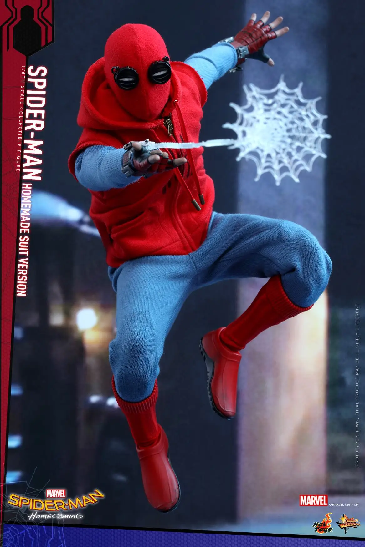 HT Hot Toys MMS414 Spider-Man Homecoming 1/6th Scale Spider-Man (Homemade Suit Version) Collectible Figure for Fans Holiday Gift
HT Hot Toys MMS414 Spider-Man Homecoming 1/6th Scale Spider-Man (Homemade Suit Version) Collectible Figure for Fans Holiday Gift