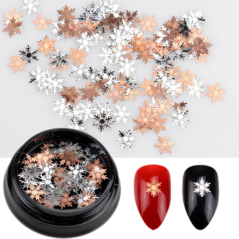 1Box Silver Christmas Metal Nail Studs Snowflakes Ultra-thin 3D Copper Alloy Nail Rivets Manicure Charms Nail Art Decorations
1Box Silver Christmas Metal Nail Studs Snowflakes Ultra-thin 3D Copper Alloy Nail Rivets Manicure Charms Nail Art Decorations