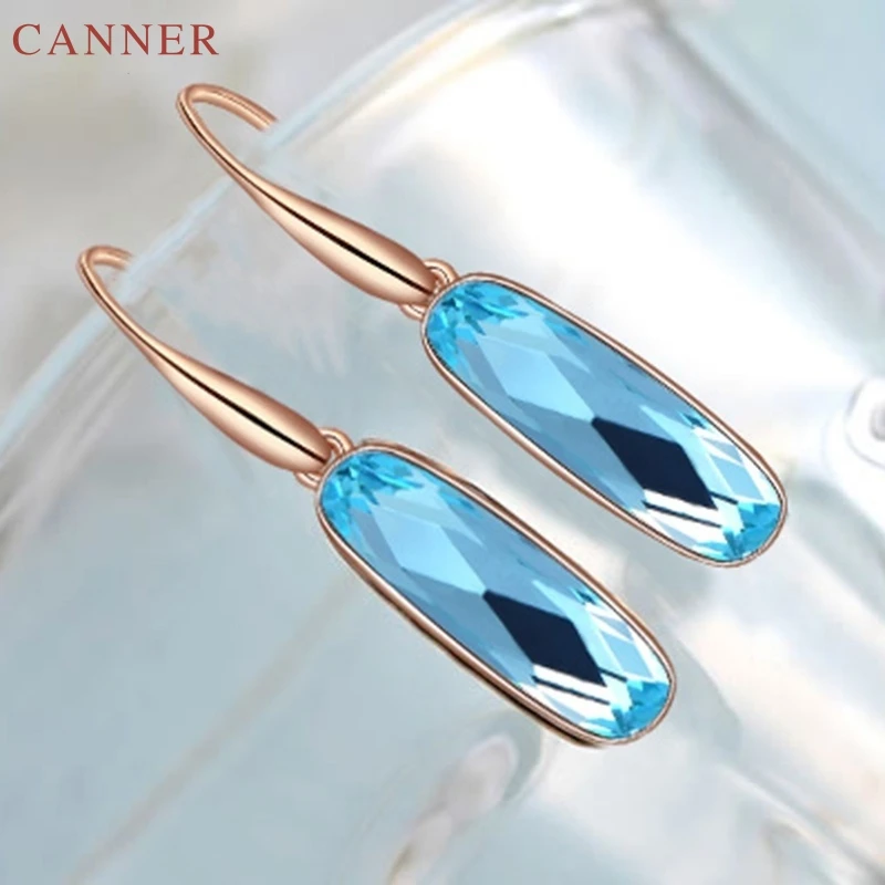 Blue Crystal Drop Earrings For Women Fashion Jewelry Rose Gold Color Zirconia Earrings Engagement Wedding Gift C35
Blue Crystal Drop Earrings For Women Fashion Jewelry Rose Gold Color Zirconia Earrings Engagement Wedding Gift C35