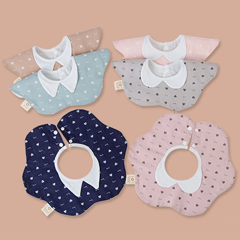 Heart Print Baby Cotton Bibs Circular Infant Burp Cloths Drool Bib with Bow Tie Buckle Closure Super Absorbent Burp Cloths
Heart Print Baby Cotton Bibs Circular Infant Burp Cloths Drool Bib with Bow Tie Buckle Closure Super Absorbent Burp Cloths