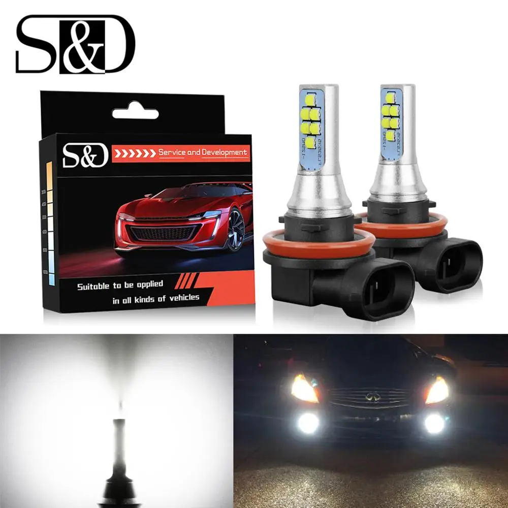 S&D HB4 LED Fog Light H11 H8 LED Bulbs 3535 chip HB3/9005 9006 PSX24W H16 LED Car Lights Front Fog Light Auto 12V
S&D HB4 LED Fog Light H11 H8 LED Bulbs 3535 chip HB3/9005 9006 PSX24W H16 LED Car Lights Front Fog Light Auto 12V