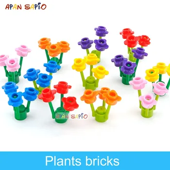 DIY Building Blocks Figures Bricks flower Plants 120Suit lot Educational Creative Size Compatible With lego Toys for Children
DIY Building Blocks Figures Bricks flower Plants 120Suit lot Educational Creative Size Compatible With lego Toys for Children