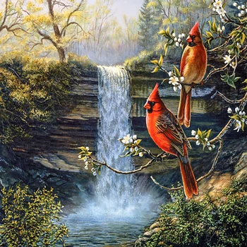GLymg Full Drill 5D Diamond Embroidery Mosaic Diy Rhinestones Embroidery Painting Gift Bird Waterfall Diamond Wall Arts Decor
GLymg Full Drill 5D Diamond Embroidery Mosaic Diy Rhinestones Embroidery Painting Gift Bird Waterfall Diamond Wall Arts Decor