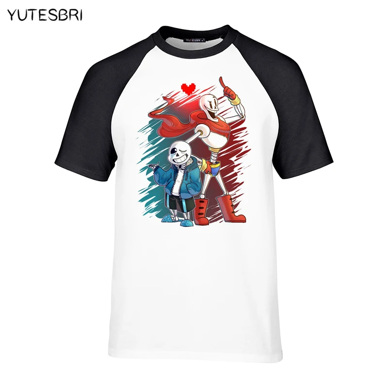 Game Undertale sans and papyrus T-Shirt Short Sleeve high quality Top Tees skulll brother Teens Shirt anime cotton t shirt
Game Undertale sans and papyrus T-Shirt Short Sleeve high quality Top Tees skulll brother Teens Shirt anime cotton t shirt