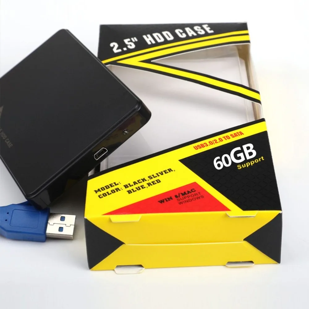 2.5 Inch SATA HDD Case Portable Size USB3.0 Neutral Mechanical Solid State Hard Disk Case External Hard Disk
2.5 Inch SATA HDD Case Portable Size USB3.0 Neutral Mechanical Solid State Hard Disk Case External Hard Disk