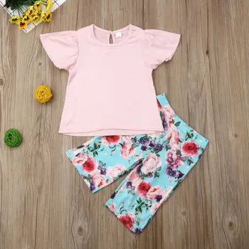 UK Toddler Kids Baby Girl Summer Ruffle Tops Pants Leggings 2PCS Outfits Sunsuit
UK Toddler Kids Baby Girl Summer Ruffle Tops Pants Leggings 2PCS Outfits Sunsuit