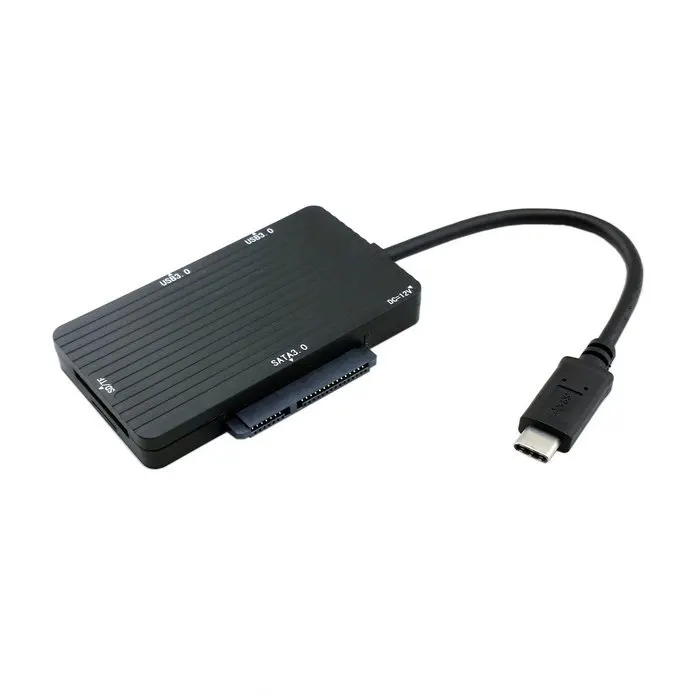 20pcs / lots USB 3.1 Type C USB-C Multiple 2 Port Hub & 2.5 SATA & TF SD MS Card Reader For New 12 inch Macbook & Chromebook
20pcs / lots USB 3.1 Type C USB-C Multiple 2 Port Hub & 2.5 SATA & TF SD MS Card Reader For New 12 inch Macbook & Chromebook