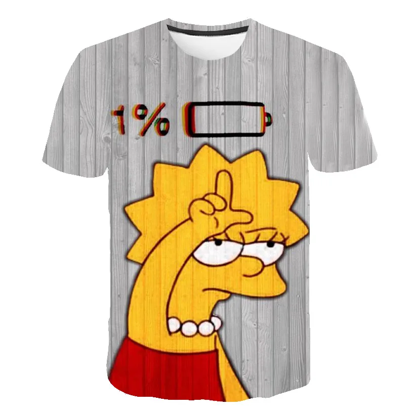 New T-shirt Simpson printing 3D men's women's T-shirt casual Harajuku cartoon funny T-shirt S-5XL
New T-shirt Simpson printing 3D men's women's T-shirt casual Harajuku cartoon funny T-shirt S-5XL
