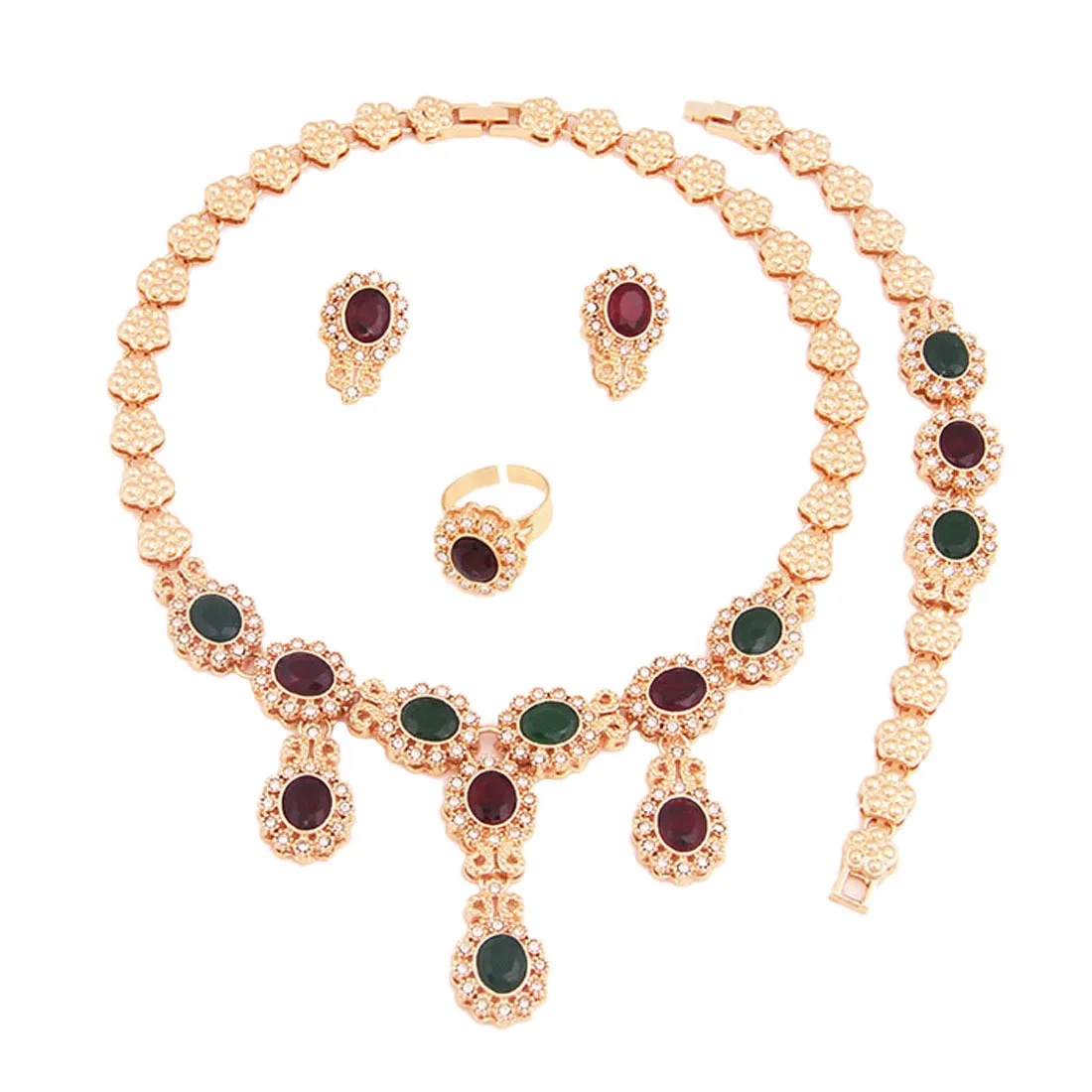 New Wedding African Jewelry Sets for Women Moroccan Fashion Jewelry Gold-color Nigerian Beads Jewelry Set Necklace Ring Earrings
New Wedding African Jewelry Sets for Women Moroccan Fashion Jewelry Gold-color Nigerian Beads Jewelry Set Necklace Ring Earrings