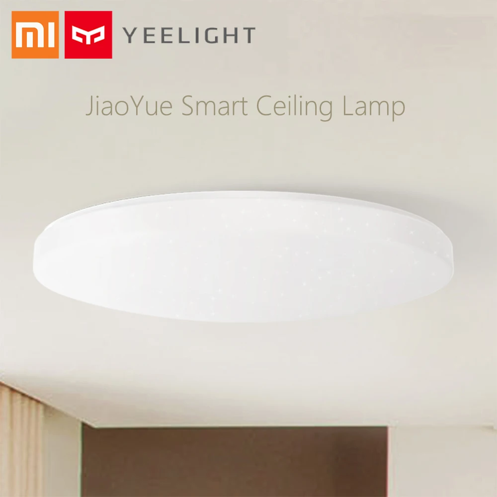 Original Yeelight JIAOYUE 650mm LED Smart Ceiling Lamp Dust Proof Support Bluetooth Remote Control APP Control Mijia Smart Home
Original Yeelight JIAOYUE 650mm LED Smart Ceiling Lamp Dust Proof Support Bluetooth Remote Control APP Control Mijia Smart Home