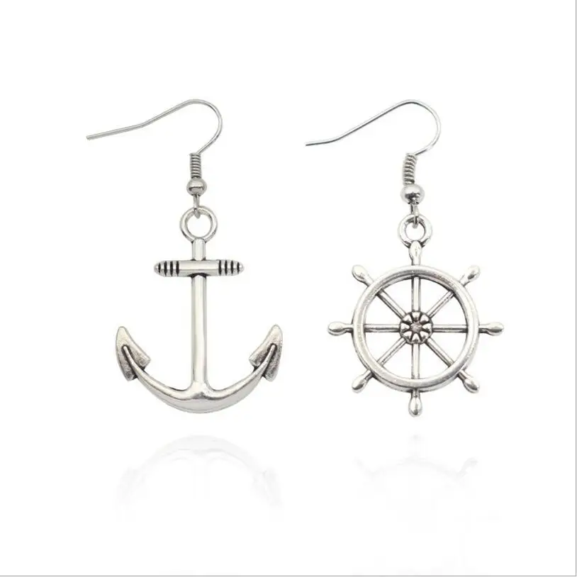 Dropship Alloy Silver Anchor Rudder Charms Earrings Drop Dangle Earrings Jewelry & Accessories New Hot Gift For Friend
Dropship Alloy Silver Anchor Rudder Charms Earrings Drop Dangle Earrings Jewelry & Accessories New Hot Gift For Friend